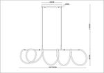 Подвесная люстра Arte Lamp KLIMT A2850SP-75PB, 1хLED