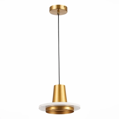 SL1212.203.01 Подвес ST-Luce Латунь/Ланунь, Белый LED 1*12W 3000K