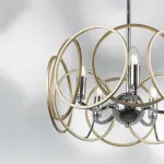 713053 Люстра REGOLO 5х40W E14 ХРОМ/ЗОЛОТО Lightstar