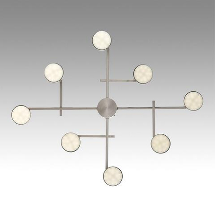 8115/8C COMFI LN26 248 никель, металл Люстра потолочная LED GX53 8*7W 220V DABRA
