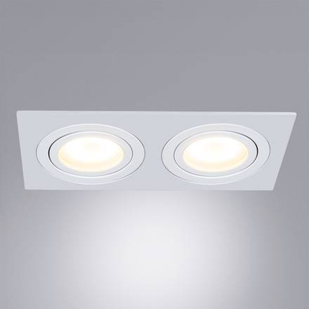 Точечный встраиваемый светильник Arte Lamp TARF A2168PL-2WH, 2хGU10