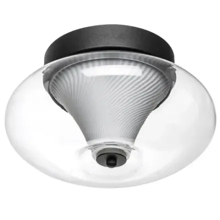 612017 Люстра PALERMO 8W LED 350LM G ЧЕРНЫЙ/ПРОЗРАЧНЫЙ 3000K Lightstar