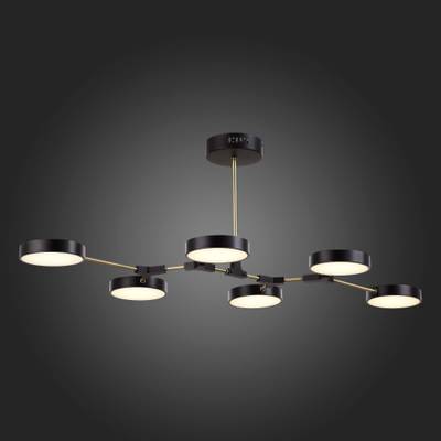 SLE6004-402-06 Светильник потолочный Черный, Латунь/Черный LED 6*10W