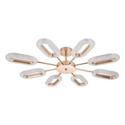 Потолочная люстра ARTE LAMP OVALE A2489PL-8GO, 1хLED