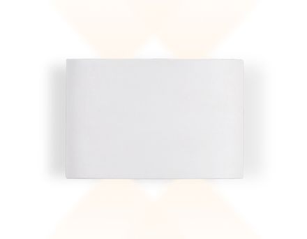 Настенный светодиодный светильник FW142 WH/S белый/песок LED 3000K 4W 120*80*40
