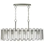 712164 Люстра AGAVE 6х40W E27 СЕРЕБРО С ПАТИНОЙ/ПРОЗРАЧНЫЙ Lightstar