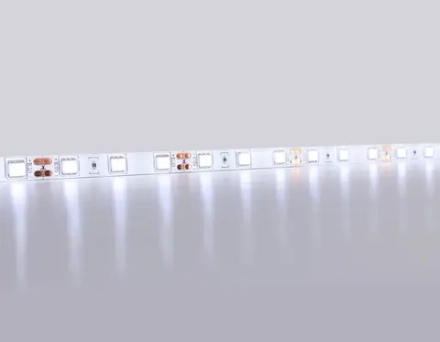 Светодиодная лента GS2103 5050 60Led/ 14.4W m/ 12V IP65 6500K/ 5000*10*2.87mm/ кратность резки 50mm (2 конт.)