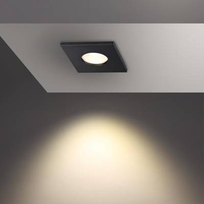 370805 SPOT NT22 329 черный Светильник встраиваемый влагозащищенный IP44 GU10 50W 220V AQUA