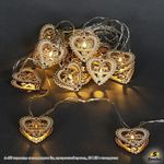 A-405 гирлянда светодиодная 5м, прозрачный провод, 20 LED с насадками