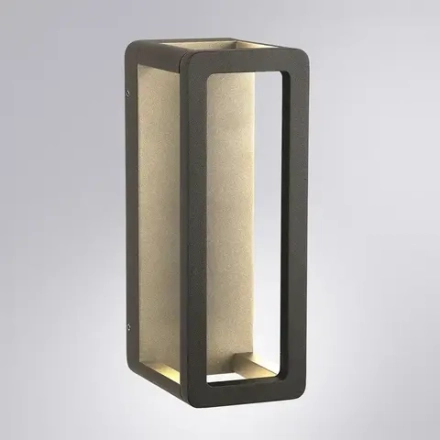 Фасадный светильник Arte Lamp HASSALEH A3374AL-1BK, 1хLED