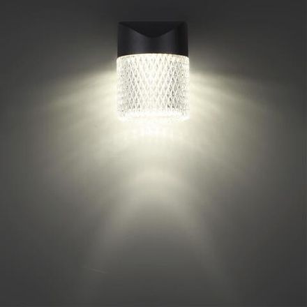 359293 STREET NT24 000 черный Светильник ландшафтный настенный IP65 LED 7W 4000K 175-265V ESTIMA