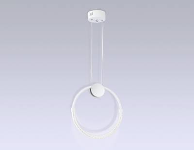 Светильник светодиодный подвесной FL10592 WH/CH белый/хром 4200K 11W 305*20*1000 (Без ПДУ)