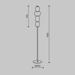 Напольный светильник (торшер) Pattern 3000К 32Вт, MOD267FL-L32CH3K. TM Maytoni