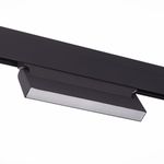 ST363.436.12 Магнитный трековый светильник Черный LED 1*12W 3000K 720Lm Ra&gt;80 120 IP20 L219xW22xH108 48V