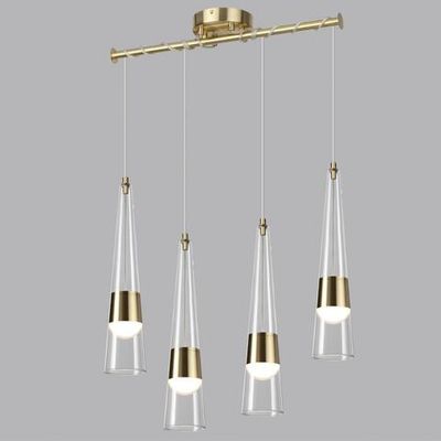 5043/42L L-VISION ODL24 435 глянц.золото/прозрачный/металл/стекло Люстра LED 42W 3000K 4167Лм LUMP