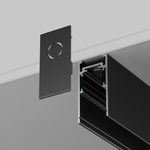 Заглушка торцевая 2 шт. Exility накладной черный, TRA034EC-41B. TM Maytoni