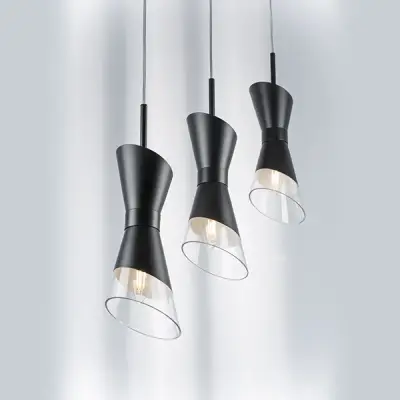 817017 Люстра STRATO 1х40W E14 ЧЕРНЫЙ МАТОВЫЙ Lightstar