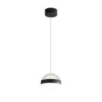 5075/12L L-VISION ODL24 389 черный/прозрачн./молочный/металл/акрил Подвес LED 12W 4000K 600лм RONI
