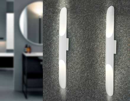 Настенный светильник FW236/2 SWH белый песок G9/2 max 40W 600*60*80 (лампы LED G9 7W 4200K в комплекте)