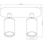 Спот Arte Lamp AQUARIUS A3226PL-2BK, 2хGU10
