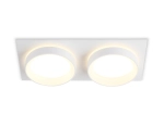 Светильник встраиваемый TN6711/2 WH белый IP44 GX53/2 max 15W 210*105*45