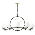 762117 Люстра ENNA 11х40W E14 ЧЕРНЫЙ/ЗОЛОТО Lightstar