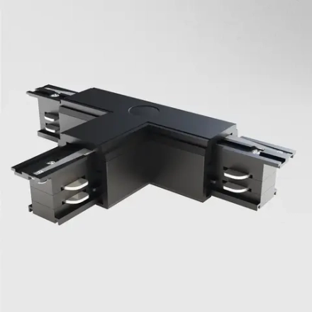 Коннектор Т-образный правый Trinity черный, TRA005CT-31B-R. TM Maytoni
