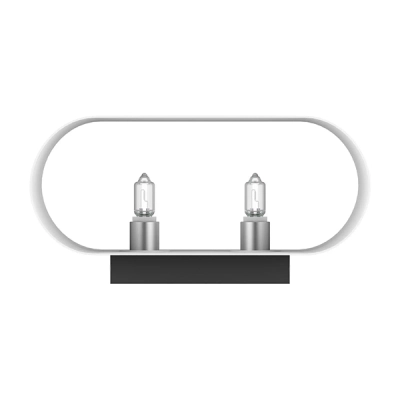 808620 Светильник настенный MURO 2х40W G9 ХРОМ/БЕЛЫЙ
