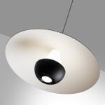 359336 OVER NT24 000 черный Светильник подвесной с механизмом регулировки высоты, провод 2м IP20 LED 4W вниз/3W вверх 760Лм 3000K 170-265V IMAN