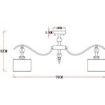 Потолочная люстра Arte Lamp IBIZA A4038PL-8CC, 8хE14