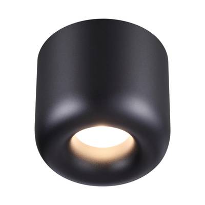 359440 OVER NT24 000 черный Светильник накладной влагозащищённый IP44 LED 10W 220-240V 3000K 650Лм LISSE