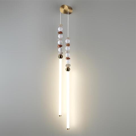 6640/16WL HIGHTECH ODL25 227 Настенный светильник бронзов/белый/металл/акрил IP20 LED 16W 3500K 220V MONELLA