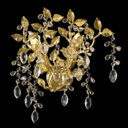 Бра Crystal Lux EDEN AP2 GOLD 3870/402