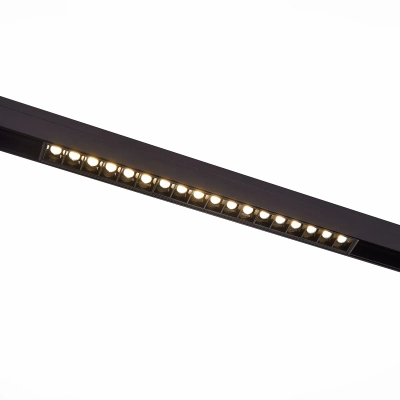 ST361.436.18 Магнитный трековый светильник Черный LED 1*18W 3000K 1 407Lm Ra>80 36° IP20 L331xW22xH44 48V