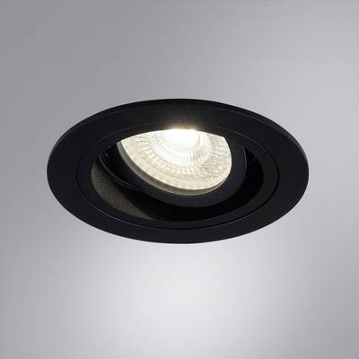 Точечный встраиваемый светильник ARTE LAMP TARF A2177PL-1BK, 1хGU10