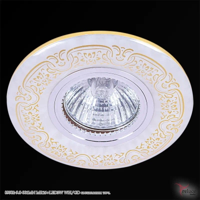 09502-9.0-001MN MR16+LED3W WH/GD светильник точечный Reluce, GU5.3х1