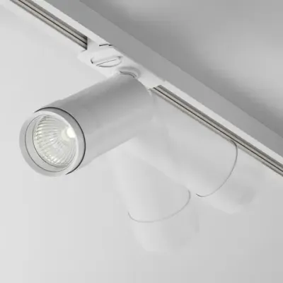 Трековый светильник Фокус Зум / Focus Zoom Unity 4000K 12Вт 15°-50° Dim Triac, TR021-1-12B4K-Z-D-W. TM Maytoni