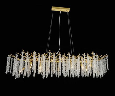 07871-150LD,33 Люстра Шанти золото w150*48 h200 G9 16*7W