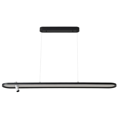 Светильник подвесной Crystal Lux CONTOUR SP45W LED BLACK 3800/245