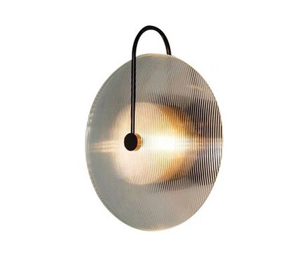 08438-2,19(16) Настенный светильник Мелисса черный/дымчатый d25 h30 Led 6W (4000K)