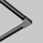 Коннектор угловой для профиля Elasity IP черный, O-TR001-AC90. TM Maytoni