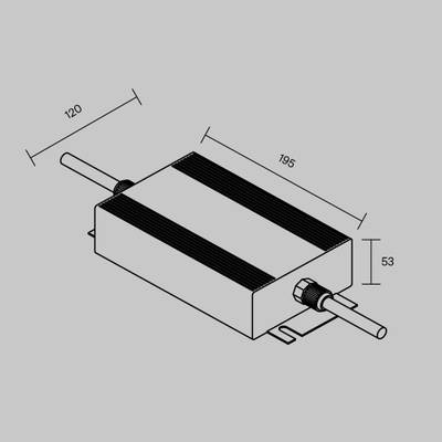 Источник напряжения PSL008 24В 400Вт IP67 822008. TM Maytoni