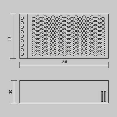 Блок питания 48В 360Вт IP20 PSL006, PSL006-360W-48V-IP20. TM Maytoni