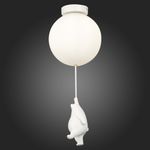 SLE115422-01 Светильник потолочный Белый/Белый E27 1*60W