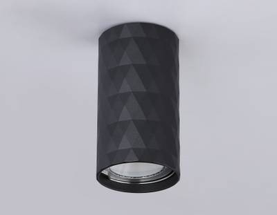 Светильник накладной TN213183 BK черный GU10 max 12W D55*100