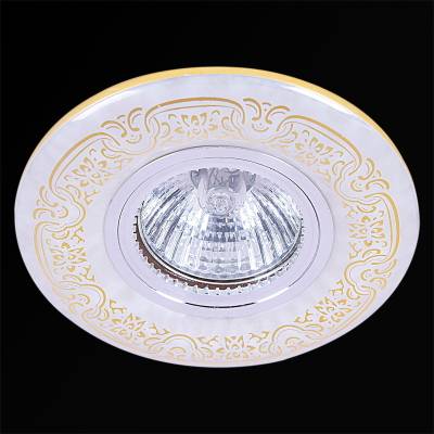 09502-9.0-001MN MR16+LED3W WH/GD светильник точ.