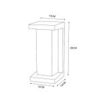 Уличный настенный светильник Arte Lamp ULYSSES A8510AL-1BK, 1хLED