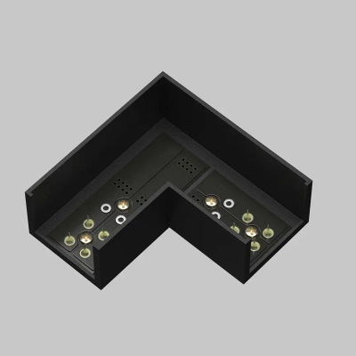 Коннектор питания угловой Elasity, TRA160CL-11B. TM Maytoni
