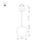 Светильник SP-PEONY-HANG-R250-15W Warm3000 (BK, 65 deg, 230V) (Arlight, IP20 Металл, 3 года)
