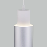 Подвесной светодиодный светильник 50204/1 LED белый/матовое серебро, LED